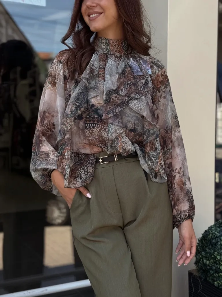 Bluza bež elegantna BH4257-Q40