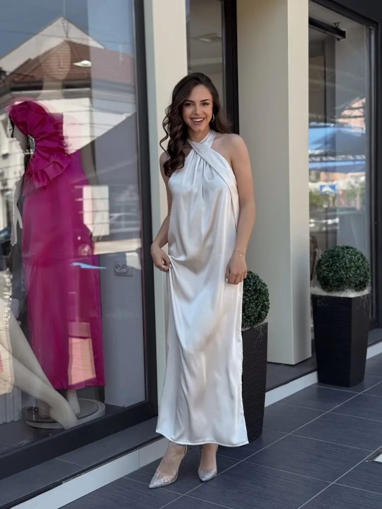 Haljina bež lagana WHF7804