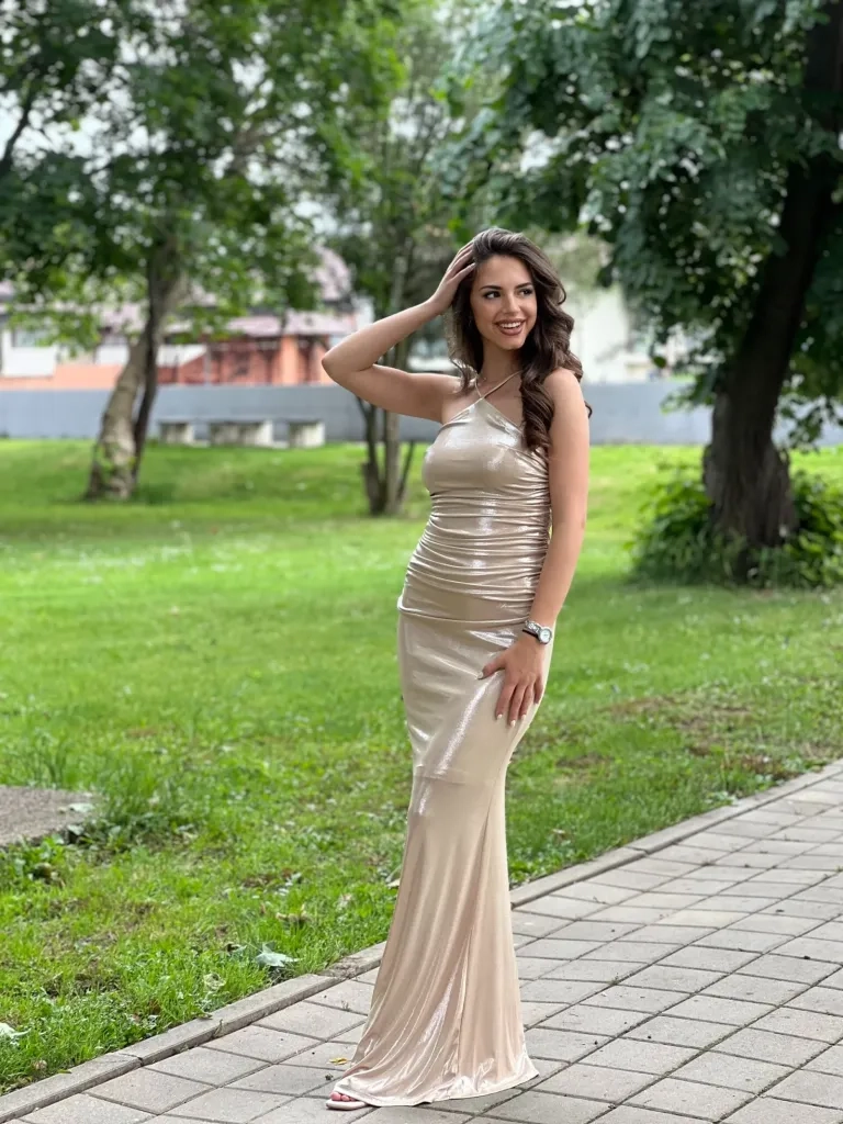 Haljina bež uska FIMG2315364 | Ženska odeća | Haljine