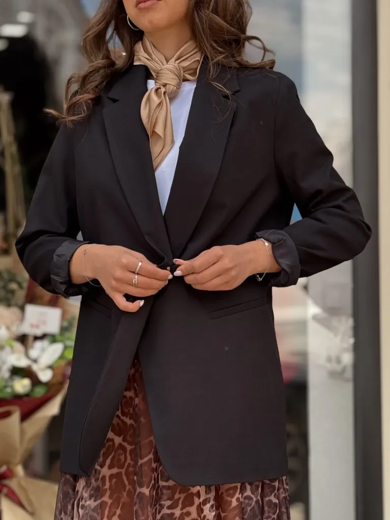 Sako crna regular ORG1112